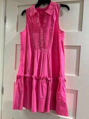 lilly pulitzer joella silk dress Lilly Pultizer Joella Silk Dress In True Navy - XS Women's